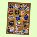 Virat Kohli Fan | Mini Vinyl Sticker Sheet