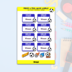 Goal | Custom Press & Peel Name Labels for Kids