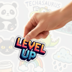 Level Up - Die Cut Vinyl Sticker