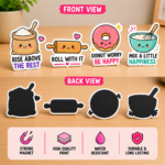 Mix a Little Happiness – Die-Cut Fridge Magnet Set - Image 4