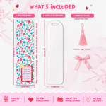 Berry Bloom – Press & Peel Acrylic Bookmark - Image 2