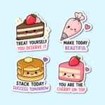 The Confidence Collection – Die-Cut Fridge Magnet Set