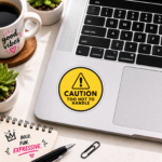 Too Hot To Handle - Die Cut Sticker - Image 2