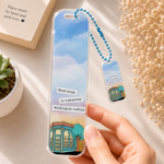 Journey Unfold – Acrylic Bookmark with Charm