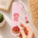 Happy Place – Acrylic Bookmark with Charm