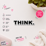 Think - Die Cut Vinyl Sticker - Image 3