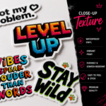 Font Affair Vinyl Stickers - Pack Of 50 Stickers - Image 6