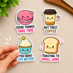 Good Things Take Time – Die-Cut Fridge Magnet Set