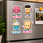 Good Things Take Time – Die-Cut Fridge Magnet Set - Image 2