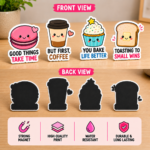 Good Things Take Time – Die-Cut Fridge Magnet Set - Image 3