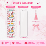 Happy Doodles – Press & Peel Acrylic Bookmark - Image 2