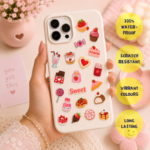 Strawberry Bakery Day | Press & Peel Mini Stickers - Image 2