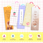 Pastel Bakery Classic Paper Bookmarks Set of 5 - Image 3